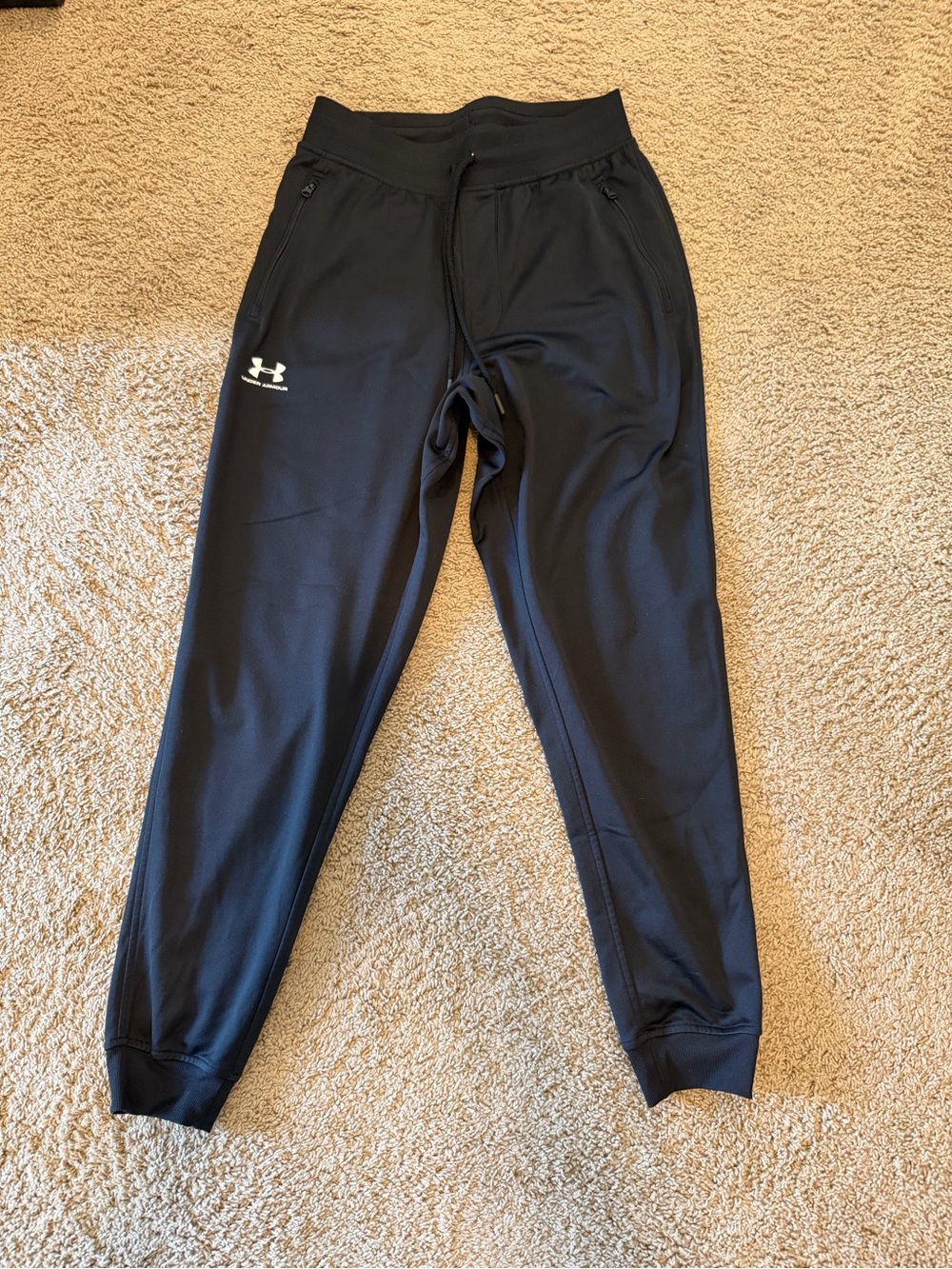 Under Armour Black Performance Joggers with Logo